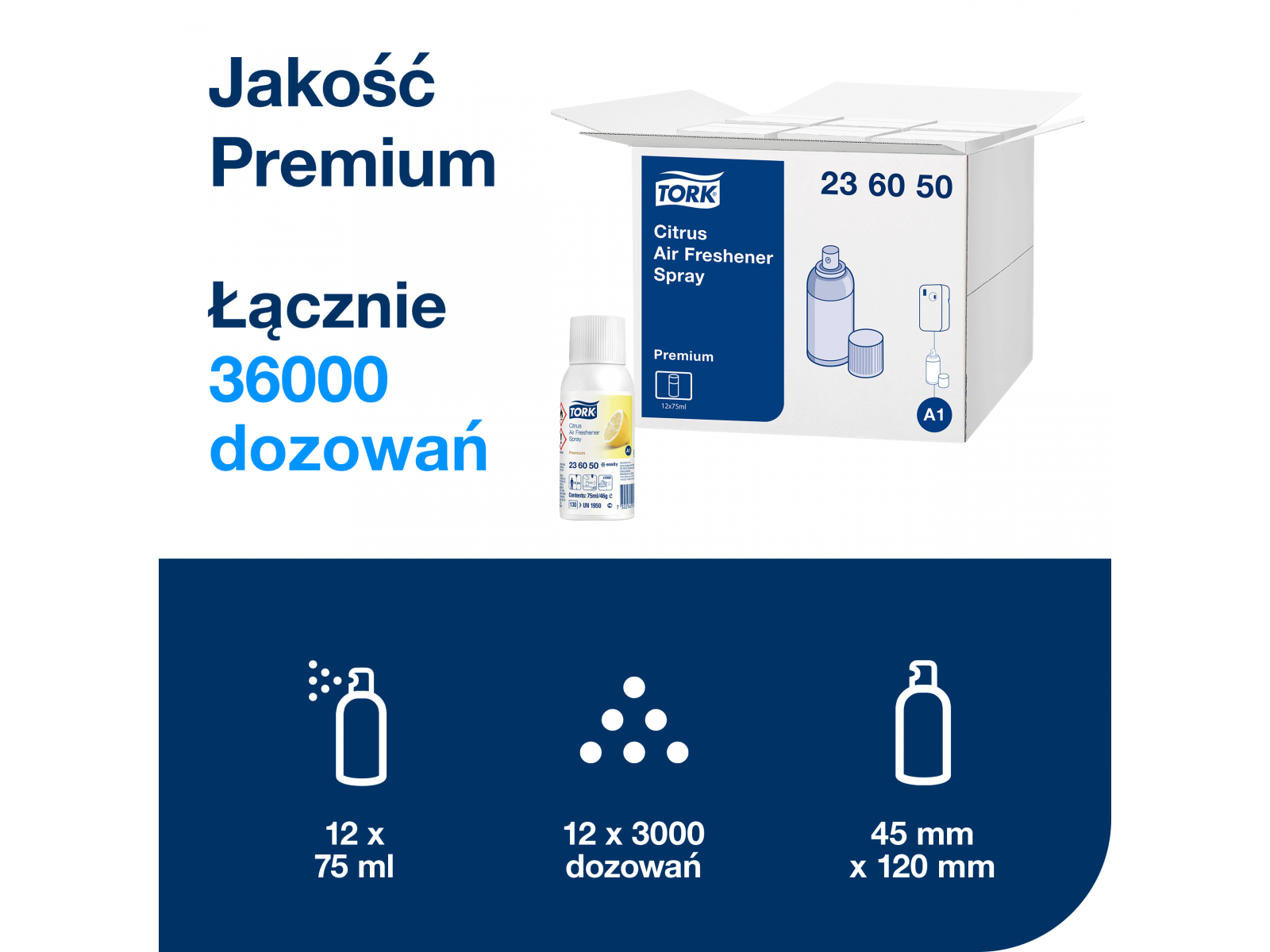 Odświeżacz A1 TORK 236050 CITRUS